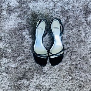 Stuart Weitzman Triglow black slingback